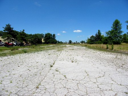 Twilite Drive-In Theatre - Driveway Now - Photo From Water Winter Wonderland (newer photo)